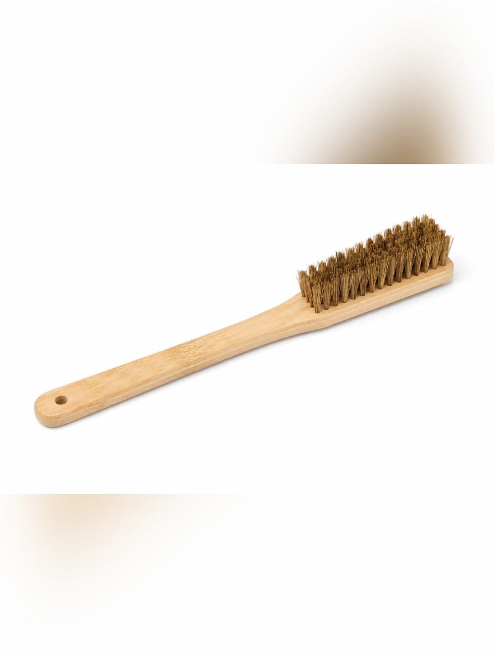 Natural Bamboo Cleaning Brush with Stiff Bristles – New in Package